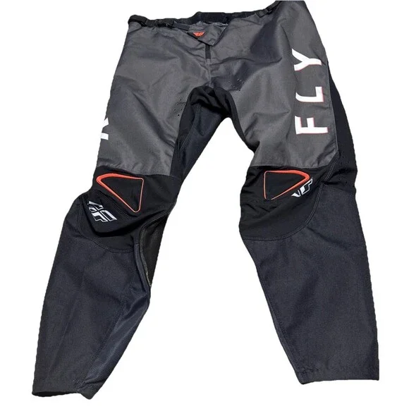 NWT Fly Racing Kinetic Kore Black Gray Performance Pants Size 42